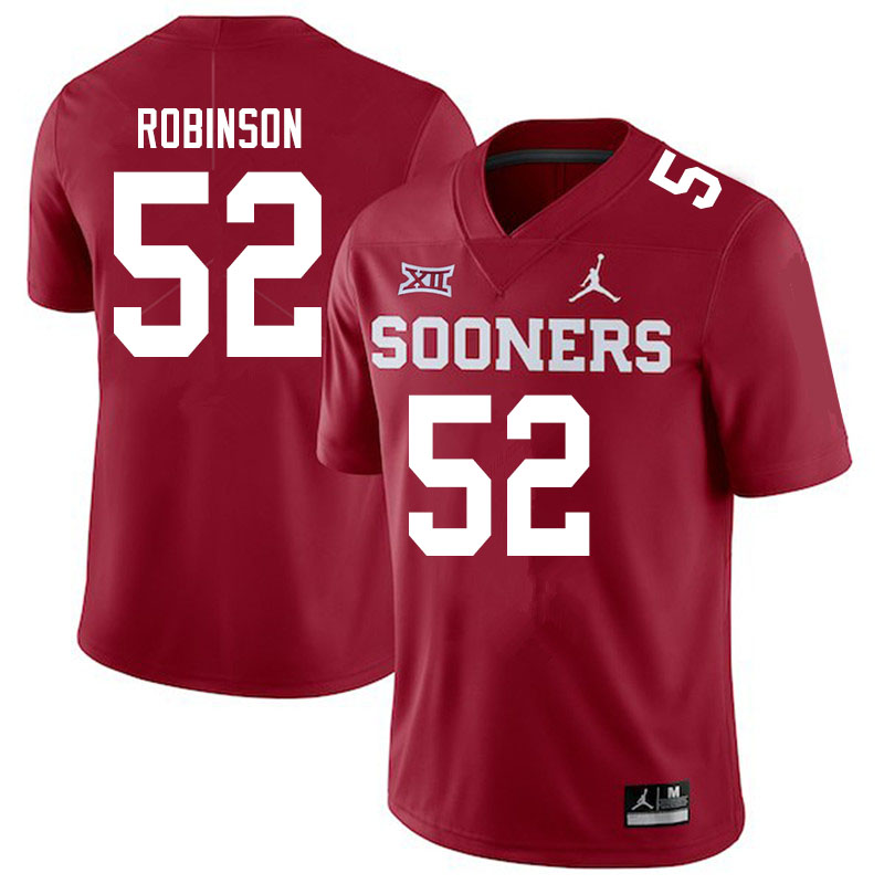 Men #52 Tyrese Robinson Oklahoma Sooners Jordan Brand College Football Jerseys Sale-Crimson - Click Image to Close